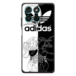 Чехол в стиле "Адидас" для Мото Г86 Павер (Adidas шнурки)