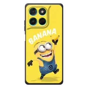 Мультяшный принт на Чехол для Мото Г86 Павер (Banana)