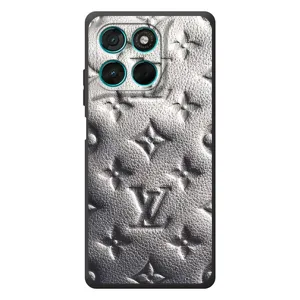 Текстурный Чехол Louis Vuitton для Мото Г86 Павер (Бежевый ЛВ)