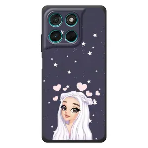 Чохол Стильні дівчата на Motorola MOTO G86 Power (Дівчина та серця)
