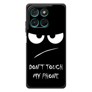 Чехол с прикольным текстом на Motorola MOTO G86 Power (Dont)