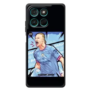 Чехлы с принтом для Motorola MOTO G86 Power Футболист (гол Эрлинг Холланд)