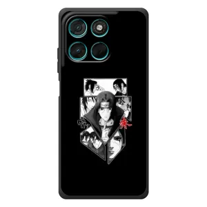 Чехлы с картинкой Итачи Учиха на Motorola MOTO G86 Power (Коллаж Итачи)