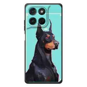 Чехол ДОБЕРМАН для Motorola MOTO G86 Power (Король доберман)