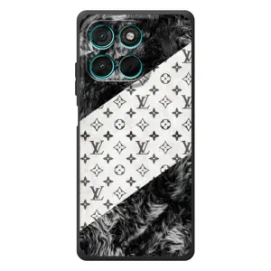 Чехол Стиль Louis Vuitton на Motorola MOTO G86 Power (LV на белом)