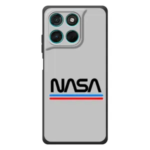 Силиконовый бампер с принтом "Наса" на Motorola MOTO G86 Power (Наса)