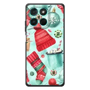 Чехол Санта Клаус для Motorola MOTO G86 Power (Одежда)