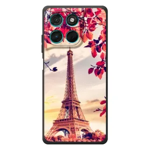 Чехол с Эйфелевой башней на Motorola MOTO G86 Power (Paris photo)