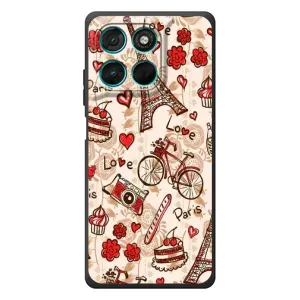 Чехол с Эйфелевой башней на Motorola MOTO G86 Power (Париж мечта)