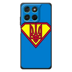 Чехол с картинкой (Патриотический ГЕРБ) на Motorola MOTO G86 Power (Super - Герб)