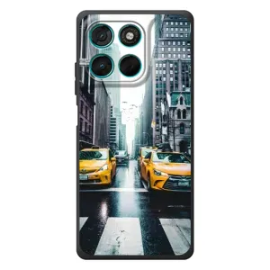 Силиконовый бампер (Работники) на Motorola MOTO G86 Power (Такси)