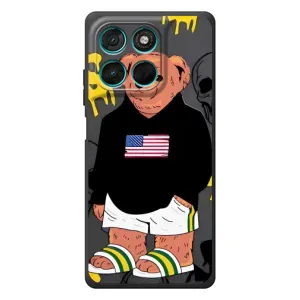 Чехлы Мишка Тедди для Мото Г86 Павер (Teddy USA)