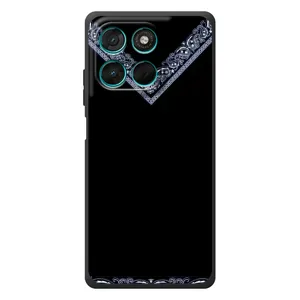 Силиконовый Чехол на Motorola MOTO G86 Power (Воротник вышиванки)