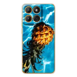 Чехол с изображением вкусной еды для Motorola MOTO G86 (Ананас)