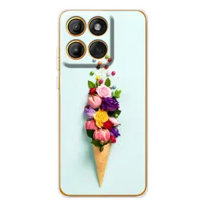 Чехлы с тематикой "ЦВЕТЫ" на Motorola MOTO G86 (Цветок-мороженное)
