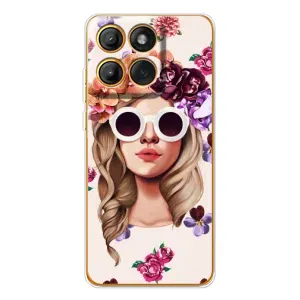 Чехол с картинкой Модные Девчонки Motorola MOTO G86 (Девушка в очках)