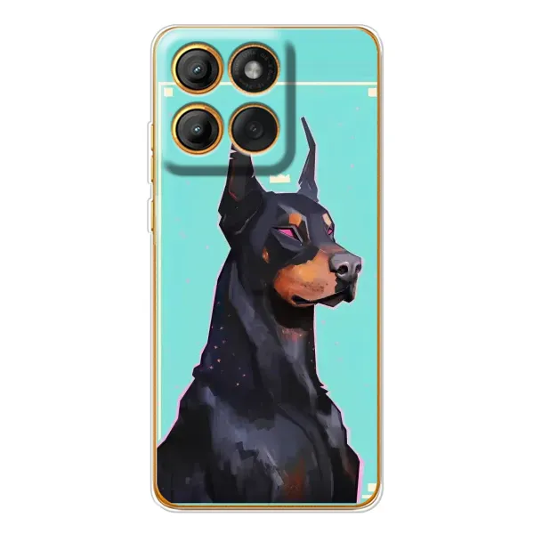 Чехол с рисунком «Король доберман» для Motorola MOTO G86 Чехол с рисунком «Король доберман» для Motorola MOTO G86