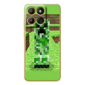 Чехлы для Motorola MOTO G86 (Персонажи Майн Крафт) (Крипер 2)