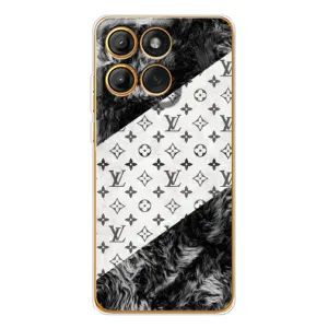 Чехол Стиль Louis Vuitton на Motorola MOTO G86 (LV на белом)