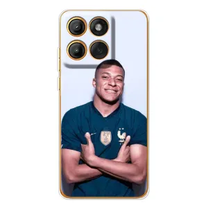 Чехол (TPU) с Футболистом на Motorola MOTO G86 (Мбаппешичка)