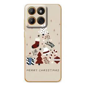 Чехол Санта Клаус для Motorola MOTO G86 (Merry Christmas)
