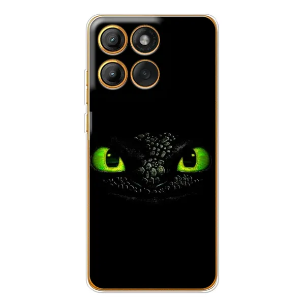 Чехол с рисунком «Глаза Беззубика» для Motorola MOTO G86 Чехол с рисунком «Глаза Беззубика» для Motorola MOTO G86