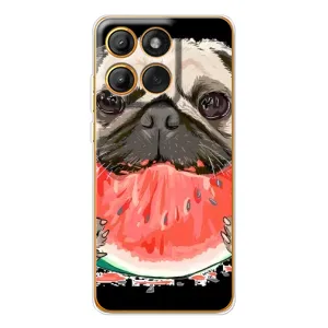Чохол (ТПУ) Милі песики для Motorola MOTO G86 (Смішний Мопс)