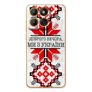 Силіконовый Чохол на Motorola MOTO G86 (Вишиванка Доброго вечора)