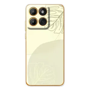 Чехол цветочный дизайн для Motorola MOTO G86 (Зелёный фон)