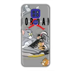 Силиконовый Чехол Nike Air Jordan на Моторола Мото джи 9 плей (Air Jordan)