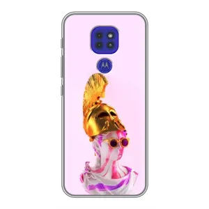 Чехол с Прикольным принтом на Motorola MOTO G9 Play (АРТ Статуя)