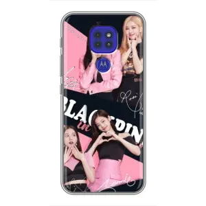 Чехлы с картинкой для Motorola MOTO G9 Play (BLACKPINK)