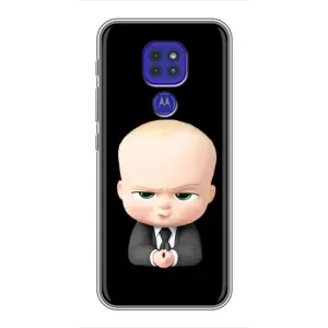 Мультяшный принт на Чехол для Моторола Мото джи 9 плей (Бос)