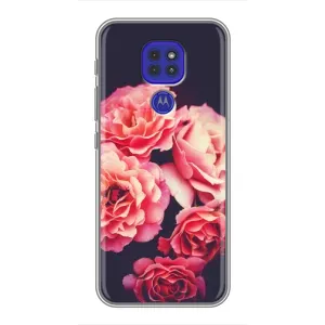 Чехлы с тематикой "ЦВЕТЫ" на Motorola MOTO G9 Play (Бутоны)