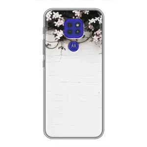 Чехлы с тематикой "ЦВЕТЫ" на Motorola MOTO G9 Play (Цветы на стене)