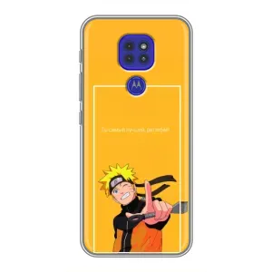 Чехлы с принтом Наруто на Motorola MOTO G9 Play (Даттебаё)