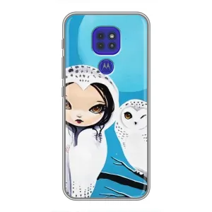 Чехлы с принтом СОВЫ для Motorola MOTO G9 Play (Девочка Сова)