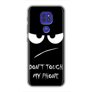 Чехол с прикольным текстом на Motorola MOTO G9 Play (Dont)
