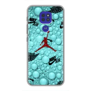 Силиконовый Чехол Nike Air Jordan на Моторола Мото джи 9 плей (Джордан Найк)