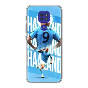 Чехлы с принтом для Motorola MOTO G9 Play Футболист (Erling Haaland)