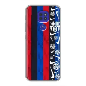 Чехол для Motorola MOTO G9 Play (Барселона) (Фанат Барсы)