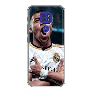 Чехол (TPU) с Футболистом на Motorola MOTO G9 Play (Гол Мбаппе)