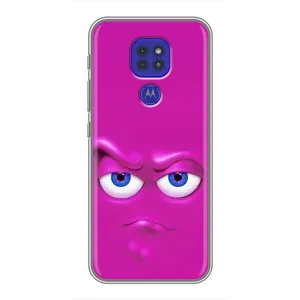 Силиконовые Чехлы (смешные стикеры) для Motorola MOTO G9 Play (Хитрая мордочка)