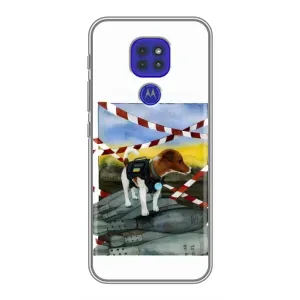 Чехол с принтом Собаки Патрон для Motorola MOTO G9 Play (Храбрый Патрон)