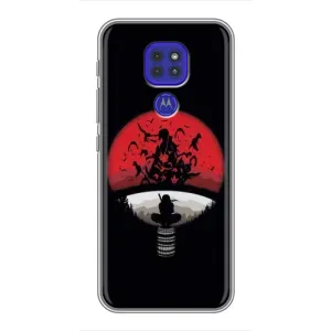 Чехлы с картинкой Итачи Учиха на Motorola MOTO G9 Play (Итачи на черном)