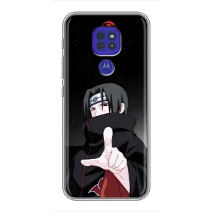 Чехлы с картинкой Итачи Учиха на Motorola MOTO G9 Play (Итачи Знак)