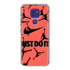 Силиконовый Чехол Nike Air Jordan на Моторола Мото джи 9 плей