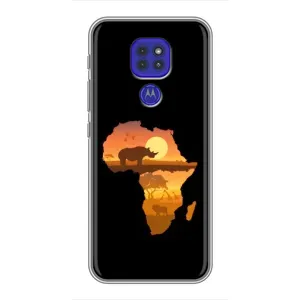 Летний Чехол на Motorola MOTO G9 Play (Карта)