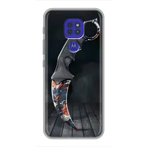 Чехол КИБЕРСПОРТ для Motorola MOTO G9 Play (Кинжал КС ГО)