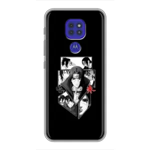 Чехлы с картинкой Итачи Учиха на Motorola MOTO G9 Play (Коллаж Итачи)